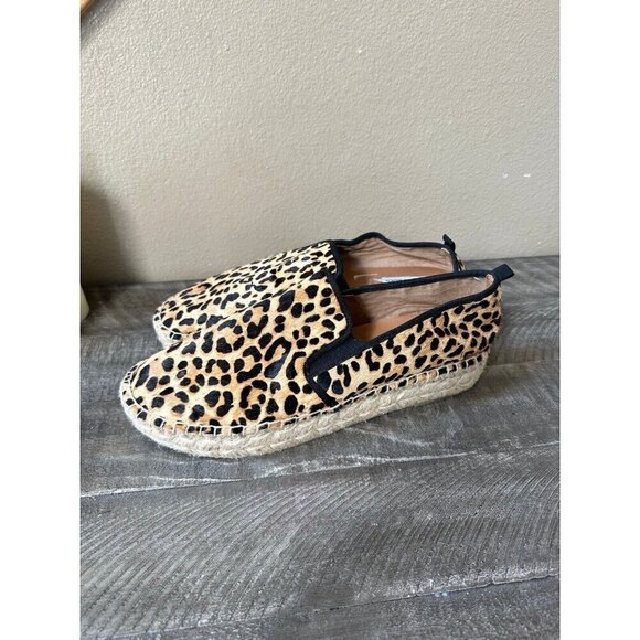 Steve Madden Shoes - Steve Madden Alexia Espadrilles Sz 10B Cheetah Print Cow Hair
